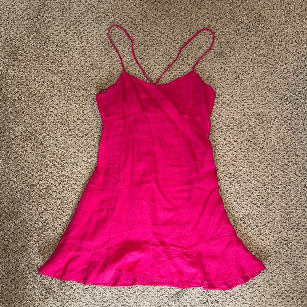 Zara Women's Pink Mini Dress